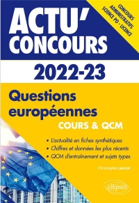 Questions européennes 2022-2023 - Cours et QCM