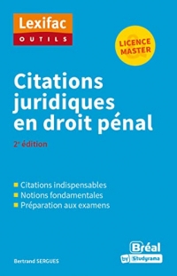 Citations juridiques en droit pénal