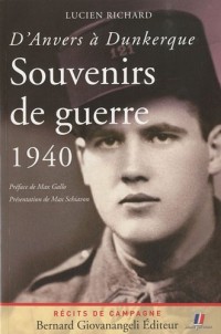 D'Anvers à Dunkerque: Souvenirs d'un sergent du 121e RI