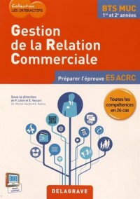Gestion de la relation client BTS MUC élève 2015