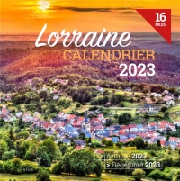 CALENDRIER 2023 - 16 MOIS - LORRAINE