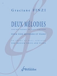 Deux mélodies: sur des poèmes de Paul Verlaine