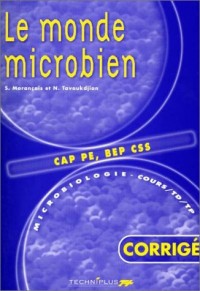 Le monde microbien CAP PE, BEP CSS. Corrigé