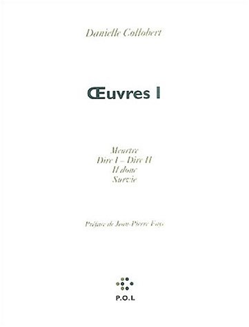 Oeuvres, tome 1