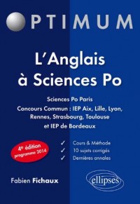 L'Anglais à Sciences Po Programme 2014