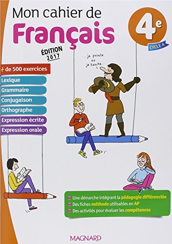 Mon cahier de français 4e