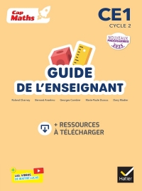 Cap Maths CE1 - Ed. 2025 - Guide pédagogique