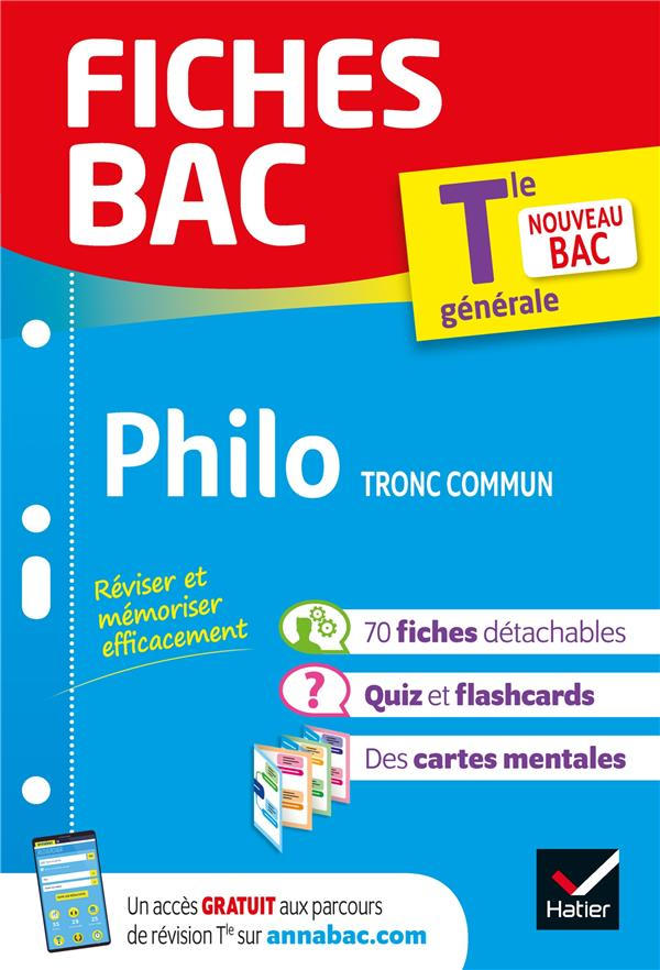 Fiches Bac Philosophie Tle (Tronc Commun)