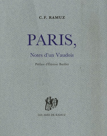 Paris, note d'un Vaudois