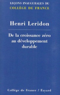 De la croissance zéro au développement durable