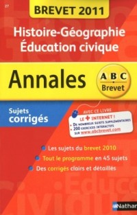 Histoire-Géographie-Education civique : Sujets corrigés