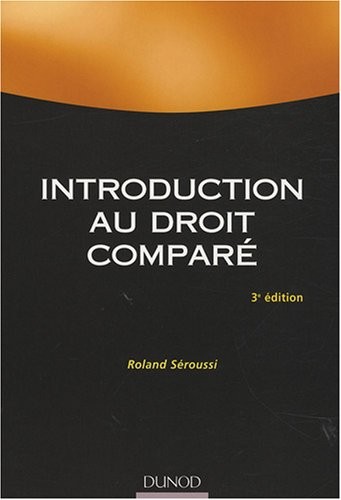 Introduction au droit comparé - 3ème édition