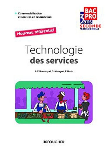 Technologie des services Sde Bac Pro