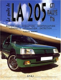La 205 GTI Rallye T16 : Historique, évolution, identification, conduite, utilisation, entretien