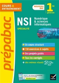Numérique et sciences informatiques 1re (spécialité) - Prépabac Cours & entraînement