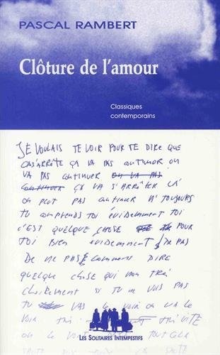 Clôture de l'amour
