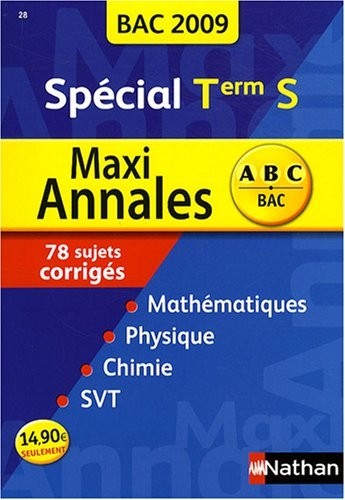MAXI ANNALES TERM S 2009