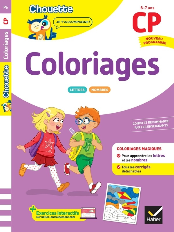 Coloriages CP - Cahier de soutien nouveau programme: Le geste d'écriture et les notions clés