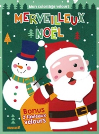 Merveilleux Noël - Mon coloriage velours (Père Noël)