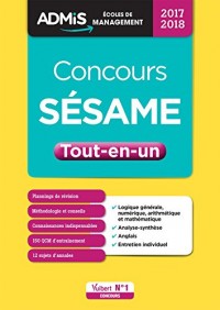 Concours SÉSAME - Tout-en-un - Concours 2017-2018 Collection : ADMIS Écoles de management