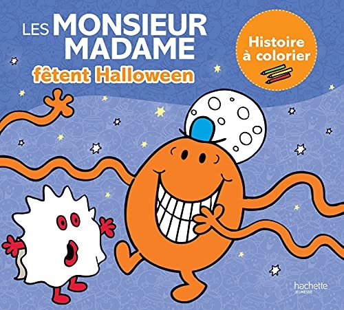 Les Monsieur Madame fêtent Halloween - Histoire à colorier