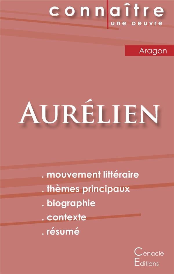 Fiche de lecture Aurélien (Analyse littéraire de référence et résumé complet)