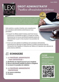 Droit administratif : Procédure administrative contentieuse