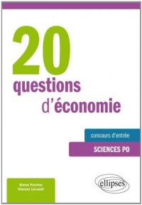 20 Questions d'Économie Concours d'Entrée Sciences Po