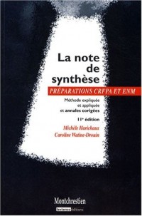 La note de synthèse : Méthode expliquée et appliquée