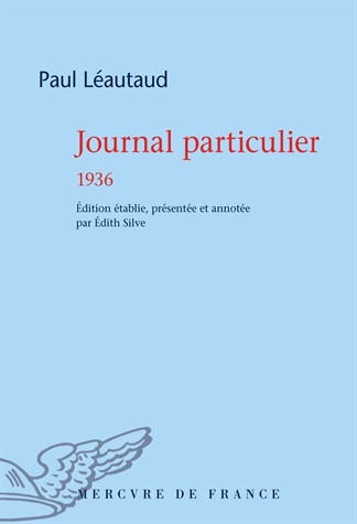 Journal particulier: 1936