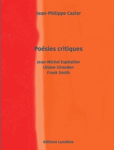 Poésies critiques