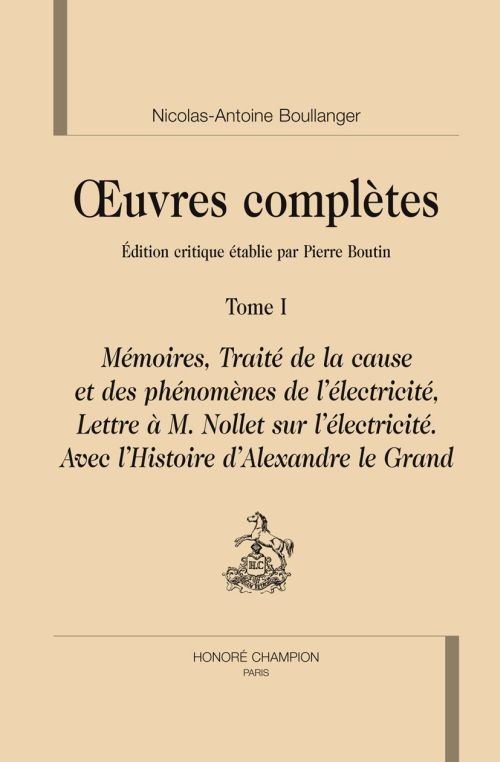 Oeuvres complètes. Vol 1