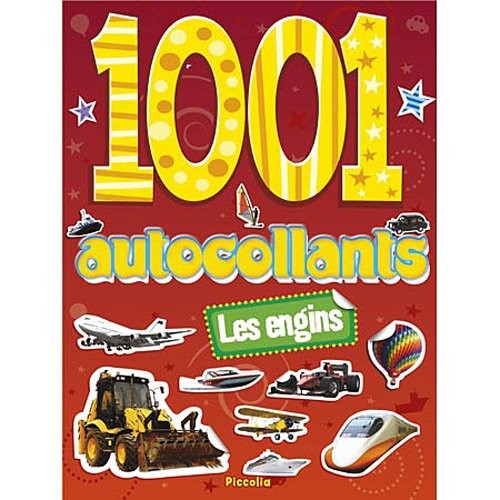 LES ENGINS - 1001 AUTOCOLLANTS