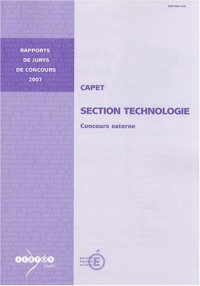 CAPET section technologie : Concours externe