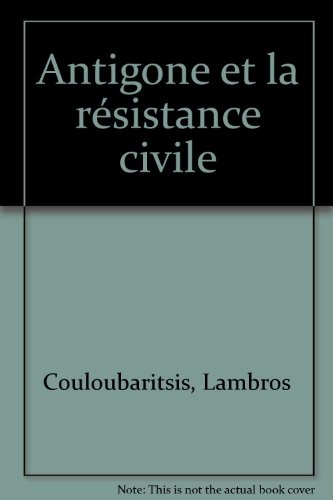 Antigone et la résistance civile