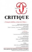 Critique, N° 766, Mars 2011 : François Jullien, retour de Chine