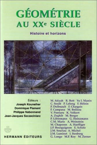 Géométrie au XXe siècle : Histoire et horizons