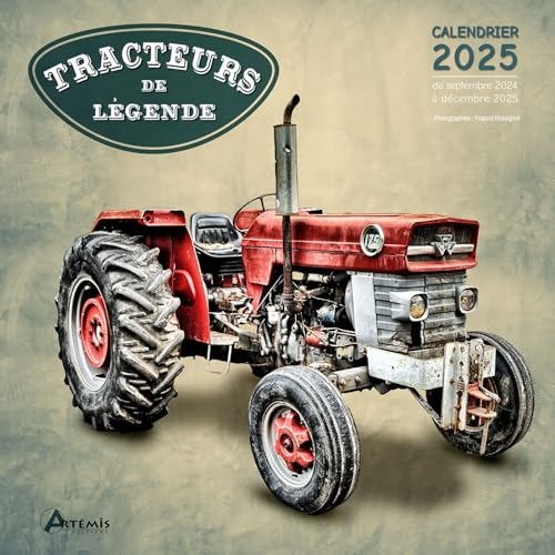Calendrier Tracteurs de légende 2025