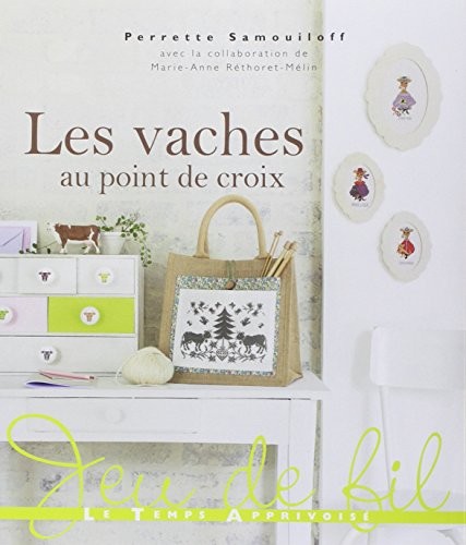 Les vaches au point de croix
