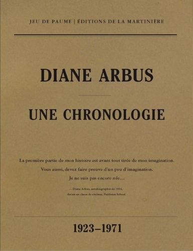 Diane Arbus : Une chronologie