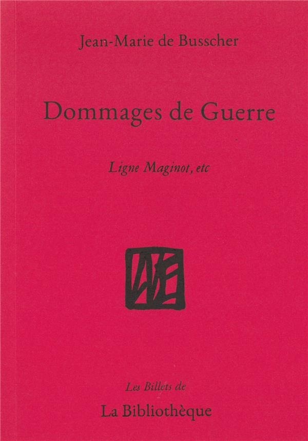 Dommages de guerre