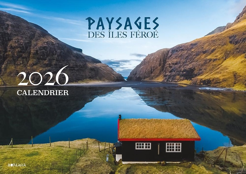 Calendrier 2026 - Paysages des îles Féroé: Paysages des îles Féroé