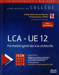 LCA-UE 12 : Formation générale à la recherche