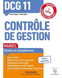 DCG 11 Contrôle de gestion - Manuel - 2e éd.: Réforme Expertise comptable