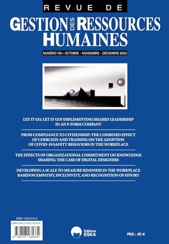 Gestion des Ressources Humaines 130: The effects of organisational commitment on knowledge sharing (2023)