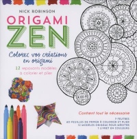 Kit origami zen - Colorez vos créations en origami