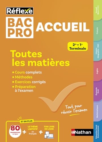 Toutes les matières - Bac Pro Métiers de l'Accueil - Réflexe - 2025