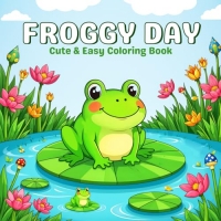 Froggy days: Hop into a Calming Escape with Friendly Frogs and Beautiful Nature Scenes, Perfect for Teens and Adults