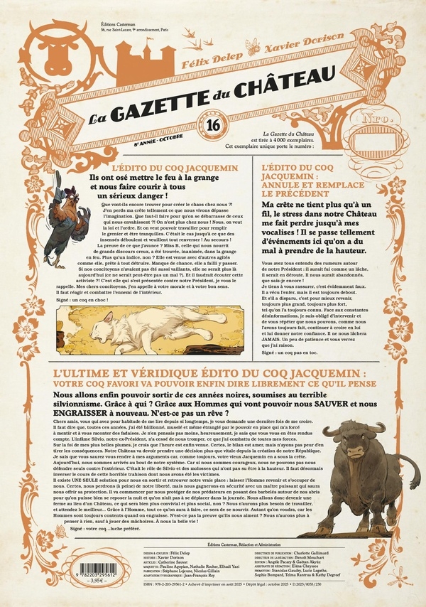 Le Château des animaux - La Gazette du château (16)