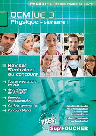 QCM UE3 Physique - Semestre 1: Organisation des appareils et des systèmes